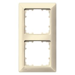 Siemens DELTA line Rahmen 2fach 151x80mm glänzend Elektroweiß 5TG25820... SIEMENS-5TG25820 4001869308715 (Abb. 1)