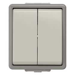 Siemens Serienschalter DELTA Fläche Aufputz IP44 250V 10A Kunststoff Grau 66x75x54mm 5... SIEMENS-5TA4705 4001869002484 (Abb. 1)