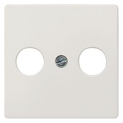 Siemens Antennen-Abdeckplatte DELTA i-system 2-Loch Titanweiß 55x55mm IP20 5TG2561... SIEMENS-5TG2561 4001869045030 (Abb. 1)
