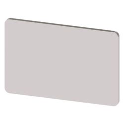 Siemens Bezeichnungsschild rechteckig 17,5x27mm Silber ohne Aufschrift 3SU190... SIEMENS-3SU19000AD810AA0 4011209971325 (Abb. 1)