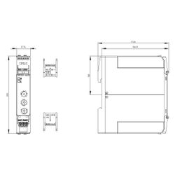 Siemens SIRIUS 3RP25 Zeitrelais Multifunktion 1 Wechsler 13 Funktionen 12-240V AC... SIEMENS-3RP25051AW30 4011209943476 (Abb. 1)