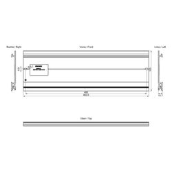 Siemens SIMATIC S7-1500 Profilschiene 482mm mit Erdungsschraube Aluminium gal... SIEMENS-6ES75901AE800AA0 4025515079361 (Abb. 1)