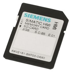 Siemens SIMATIC HMI SD-Speicherkarte 2GB für Comfort Panel 6AV21818XP000AX0... SIEMENS-6AV21818XP000AX0 4025515080039 (Abb. 1)