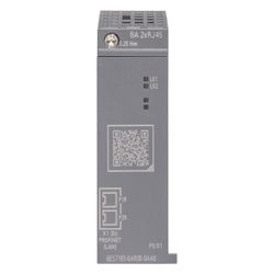 Siemens Busadapter BA 2xRJ45 für SIMATIC ET 200SP mit 2 RJ45 Buchsen 6ES71936... SIEMENS-6ES71936AR000AA0 4025515080930 (Abb. 1)