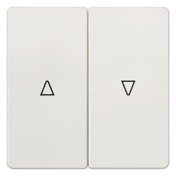 Siemens Wippe 2fach DELTA i-system mit Symbol Auf/Ab 55x55mm Titanweiß 5TG6214... SIEMENS-5TG6214 4001869233031 (Abb. 1)