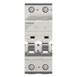 Siemens Leitungsschutzschalter 5SY42087 C 8A 2-polig 10kA 400V... SIEMENS-5SY42087 4001869181639 (Abb. 1)