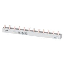 Siemens Stiftsammelschiene 5ST3738 3-phasig 10mm2 214mm 12TE isoliert... SIEMENS-5ST3738 4001869313078 (Abb. 1)