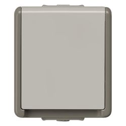 Siemens DELTA Aufputz-Schutzkontaktsteckdose 1fach mit Klappdeckel IP44 250V 16A Grau ... SIEMENS-5UB4711 4001869052021 (Abb. 1)