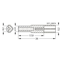 Siemens Griffverbinder für FI/LS-Schalter 5SU1 70mm 5ST38051... SIEMENS-5ST38051 4001869323886 (Abb. 1)