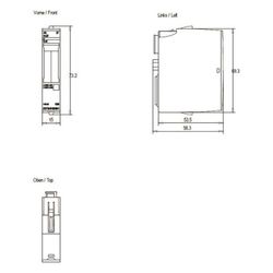Siemens SIMATIC ET 200SP Analoges Ausgangsmodul AQ 4XU/I Standard 16 Bit 73x1... SIEMENS-6ES71356HD000BA1 4025515080756 (Abb. 1)