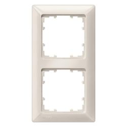 Siemens DELTA line Rahmen 2fach 151x80mm Titanweiß IP20 Thermoplast 5TG25520... SIEMENS-5TG25520 4001869270357 (Abb. 1)