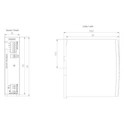 Siemens SITOP PSU6200 Netzgerät 24V 5A 120W 135x35x125mm IP20 6EP3333-7SB00-0... SIEMENS-6EP33337SB000AX0 4025515155164 (Abb. 1)