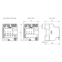 Siemens SITOP PSE200U Selektivitätsmodul 4-kanalig 24VDC 0,5A Schraubanschluss 80... SIEMENS-6EP19612BA31 4025515153399 (Abb. 1)