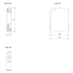 Siemens SIMATIC DP Elektronikmodul F-DI 8x 24VDC HF für ET 200SP 15mm IP20 6E... SIEMENS-6ES71366BA010CA0 4047623411475 (Abb. 1)