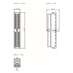 Siemens Frontstecker für Signalbaugruppen mit Federzugkontakten 6ES7392-1BM01... SIEMENS-6ES73921BM011AB0 4025515073147 (Abb. 1)