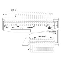 Siemens SIMATIC S7-1200 CPU 1214C Kompakt-CPU DC/DC/DC 150kB 14DI/10DO/2AI 10... SIEMENS-6ES72141AG400XB0 4047623402787 (Abb. 1)