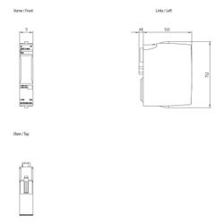 Siemens SIMATIC ET 200SP Analoges Eingangsmodul 4 Eingänge 16 Bit 15x73x58mm ... SIEMENS-6ES71346HD010BA1 4047623409236 (Abb. 1)