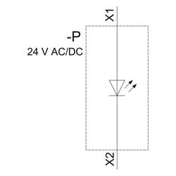 Siemens LED-Modul gelb mit integrierter LED AC/DC 24V Schraubanschluss für Fr... SIEMENS-3SU14011BB301AA0 4011209943117 (Abb. 1)