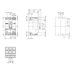 Siemens Leistungsschalter 3VA1110-4EF32-0AA0, 100A, 690V, 36kA, 3-polig, IP40... SIEMENS-3VA11104EF320AA0 4042948808832 (Abb. 1)
