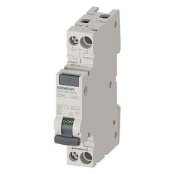 Siemens FI/LS-Schalter 5SV1316-3KK10 1P+N 10A 30mA Typ F 6kA 1TE... SIEMENS-5SV1316-3KK10 4001869558134 (Abb. 1)