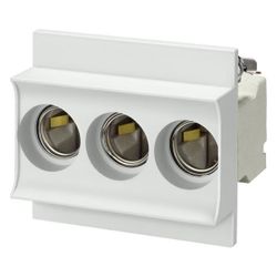 Siemens NEOZED-Einbausicherungssockel D02 63A 3-polig mit Berührungsschutzabdeckung 40... SIEMENS-5SG5653 4001869303048 (Abb. 1)
