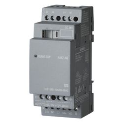 Siemens LOGO! AM2 AQ Erweiterungsmodul 2 analoge Ausgänge 0-10V 0/4-20mA 90x3... SIEMENS-6ED10551MM000BA2 4034106029531 (Abb. 1)