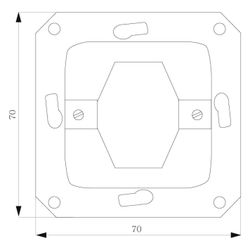 Siemens DELTA Kontrollschalter Wechselschalter 10A 250V Unterputz mit Glimmlampe 70x70... SIEMENS-5TA2108 4001869037998 (Abb. 1)