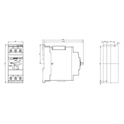 Siemens Leistungsschalter 3RV20314VA10 Motorschutz 35-45A 690V IP20 140x55x149mm... SIEMENS-3RV20314VA10 4011209945692 (Abb. 1)