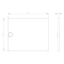 Siemens SIMBOX Kunststofftür 1-reihig weiß für ALPHA Produkte 8GB5001-5KM01... SIEMENS-8GB50015KM01 4001869468082 (Abb. 1)