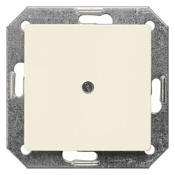 Siemens Blindplatte DELTA i-system 55x55mm Titanweiß glänzend inkl. Tragrahmen 5TG2558... SIEMENS-5TG2558 4001869045016 (Abb. 1)