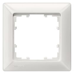 Siemens DELTA line Rahmen 1fach 80x80mm Titanweiß Kunststoff glänzend 5TG25510... SIEMENS-5TG25510 4001869270340 (Abb. 1)