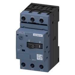 Siemens Leistungsschalter 3RV1011-1CA10 Baugröße S00 3-polig 2,5A 690V 0,75kW IP2... SIEMENS-3RV10111CA10 4011209263543 (Abb. 1)