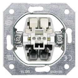 Siemens DELTA Wechselschalter Basiselement 10A 250V beleuchtet Steckklemme Unterputz 7... SIEMENS-5TA2156 4001869038162 (Abb. 1)