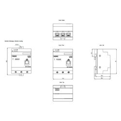 Siemens LOGO! CSM 12/24 Compact Switch Modul 4x RJ45 12/24V IP20 90x71,5x58,2... SIEMENS-6GK71771MA200AA0 4047622174074 (Abb. 1)