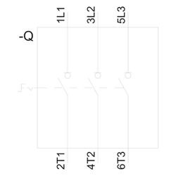 Siemens Not-Ausschalter 3LD21030TK53 3-polig 25A 10kW IP65 Frontbefestigung 4-Loc... SIEMENS-3LD21030TK53 4011209402898 (Abb. 1)