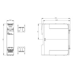 Siemens Überwachungsrelais 3UG5512-2AR20 1 Wechsler Federzuganschluss 160-760V 22... SIEMENS-3UG55122AR20 4047621099859 (Abb. 1)