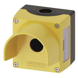 Siemens SIRIUS ACT Aufbaugehäuse 1 Befehlsstelle 22,3mm Kunststoff Gelb 85x85... SIEMENS-3SU18010AA000AC2 4011209968288 (Abb. 1)