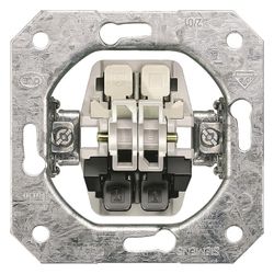 Siemens Jalousieschalter 2-polig mit Verriegelung Unterputz 70x70mm 10A 250V 5TA2154... SIEMENS-5TA2154 4001869202129 (Abb. 1)