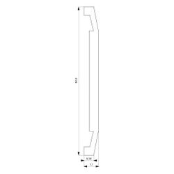 Siemens Rahmen 3fach elektroweiß 222x80mm für waagerechte und senkrechte Anordnung 5... SIEMENS-5TG2583-0 4001869308722 (Abb. 1)