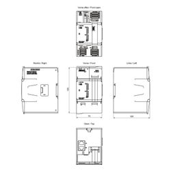 Siemens SIMATIC S7-1200 CPU 1212C DC/DC/DC Kompakt-Steuerung 8DI/6DO 20,4-28,... SIEMENS-6ES72121AG500XB0 4047623412823 (Abb. 1)