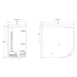 Siemens SITOP PSU300S Stromversorgung 24V 20A 480W 3-phasig Schraubanschluss IP20... SIEMENS-6EP14362BA10 4025515151388 (Abb. 1)