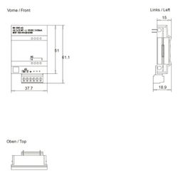 Siemens SIMATIC S7-1200 Analogausgabe SB 1232 1AO 12 Bit 38x62x21mm 6ES72324H... SIEMENS-6ES72324HA300XB0 6940408100435 (Abb. 1)