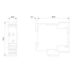 Siemens Überwachungsrelais 3UG4513-1BR20 2 Wechsler 160-690V AC Schraubanschluss ... SIEMENS-3UG45131BR20 4011209642263 (Abb. 1)
