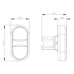 Siemens Doppeldrucktaster 22,3mm flach rot/grün Kunststoff schwarz 3SU1000-3A... SIEMENS-3SU10003AB420AK0 4011209964013 (Abb. 1)