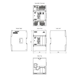 Siemens SIMATIC S7-1200 CPU 1214C Kompakt-Steuerung 14DI 10 Relais 85-264V AC... SIEMENS-6ES72141BH500XB0 4047623412373 (Abb. 1)