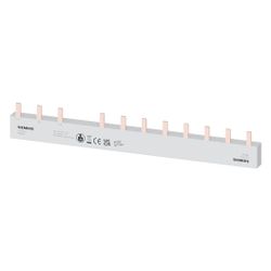 Siemens Stiftsammelschiene 5ST3654 3-phasig 16mm2 210mm 12TE isoliert... SIEMENS-5ST3654 4001869318639 (Abb. 1)