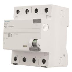 Siemens FI-Schutzschalter 5SV3346-6 Typ A 63A 30mA 4-polig 4TE 400V... SIEMENS-5SV33466 4001869427782 (Abb. 1)