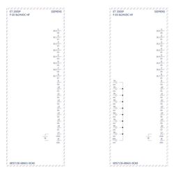 Siemens SIMATIC DP Elektronikmodul F-DI 8x 24VDC HF für ET 200SP 15mm IP20 6E... SIEMENS-6ES71366BA010CA0 4047623411475 (Abb. 1)
