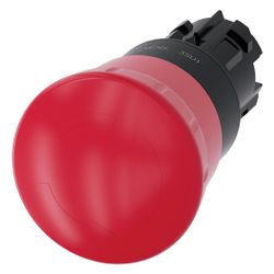 Siemens 3SU10001HB200AA0 Not-Halt-Pilz- drucktaster 22mm rund rot Drehent.... SIEMENS-3SU10001HB200AA0 4011209937758 (Abb. 1)