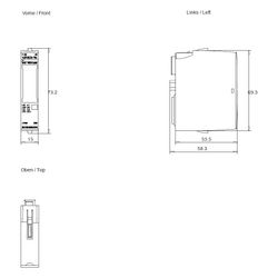 Siemens SIMATIC DP Elektronikmodul F-DQ 4x24VDC/2A für ET 200SP IP20 73x15x58... SIEMENS-6ES71366DB000CA0 4025515082750 (Abb. 1)